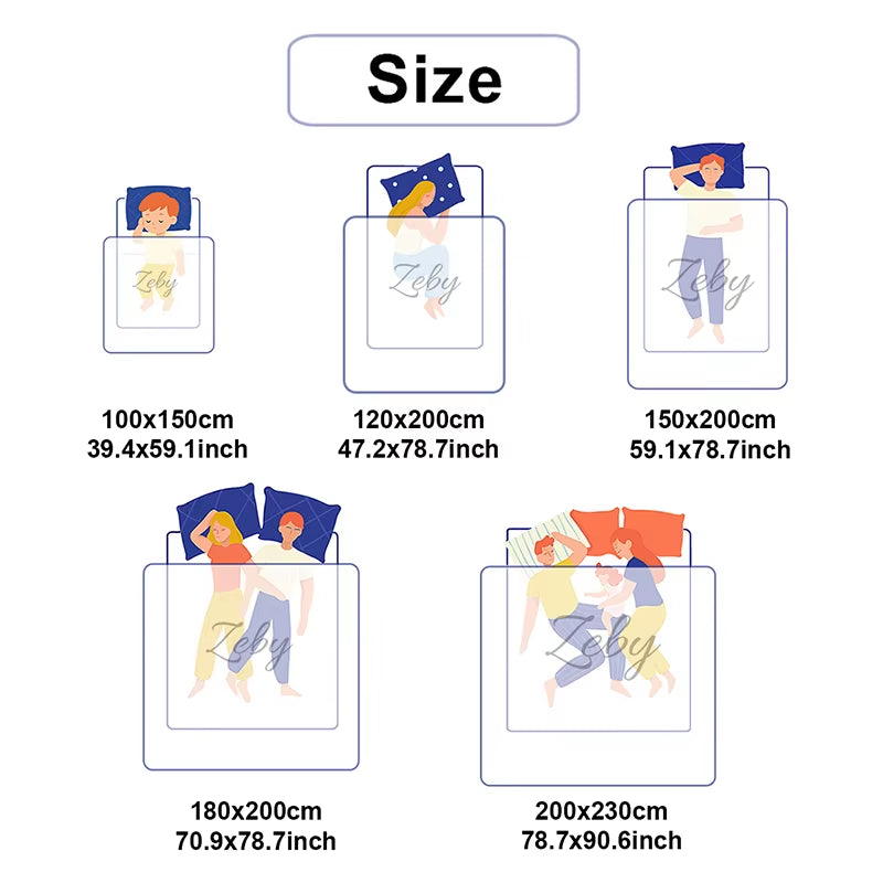 Grade a Cooling Summer Blanket for Bed Soft Breathable King Summer Quilt Queen Air Condition Comforter Lightweight Cool Duvet